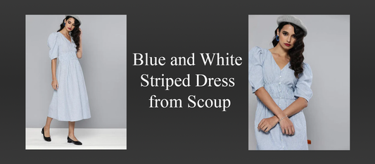 The Blue and White Striped Dress from Scoup: A Perfect Blend of Comfort and Style