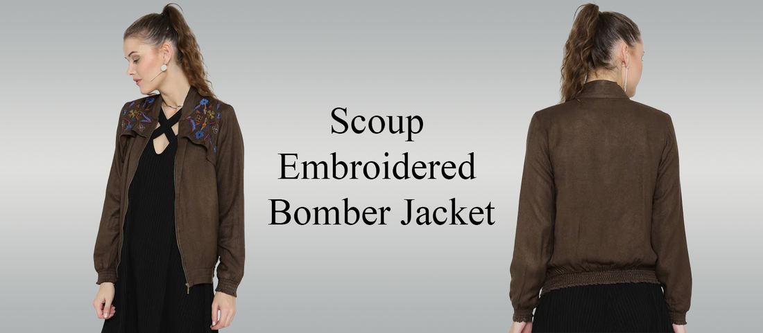 Unleashing the Charm of Scoup’s Embroidery Bomber Jacket: A Fusion of Modern Style and Traditional Craftsmanship