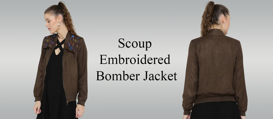 Unleashing the Charm of Scoup’s Embroidery Bomber Jacket: A Fusion of Modern Style and Traditional Craftsmanship