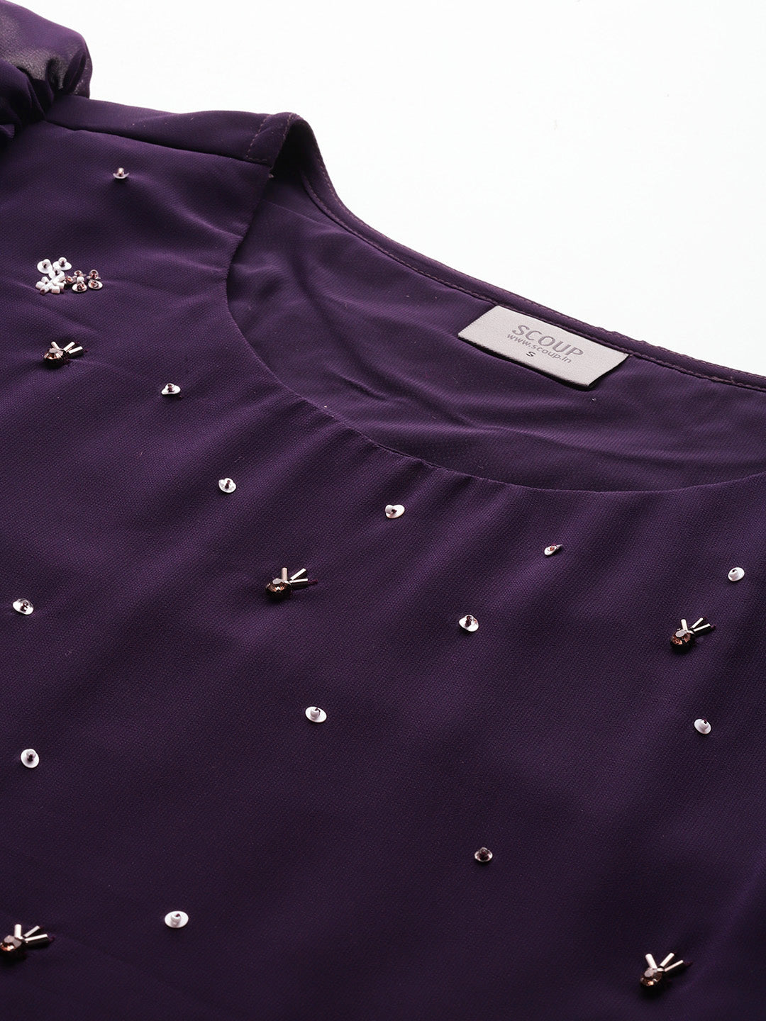 Embellished Purple Top