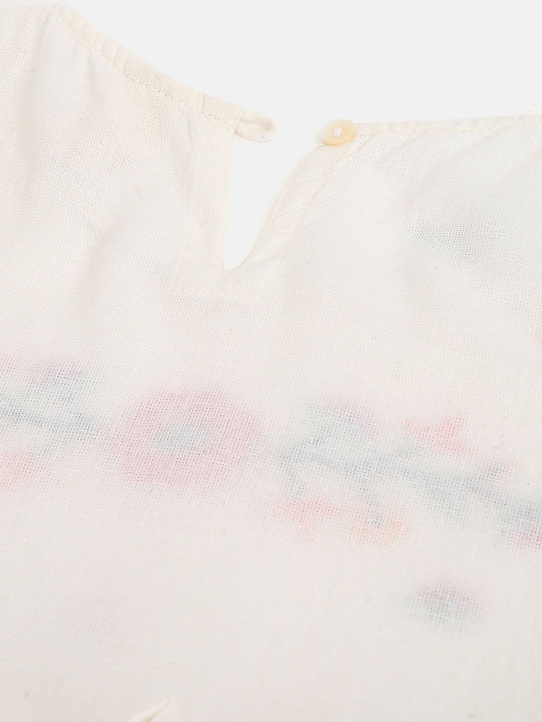 Scoup Embroidered Cotton Dress with Flarred Sleeves