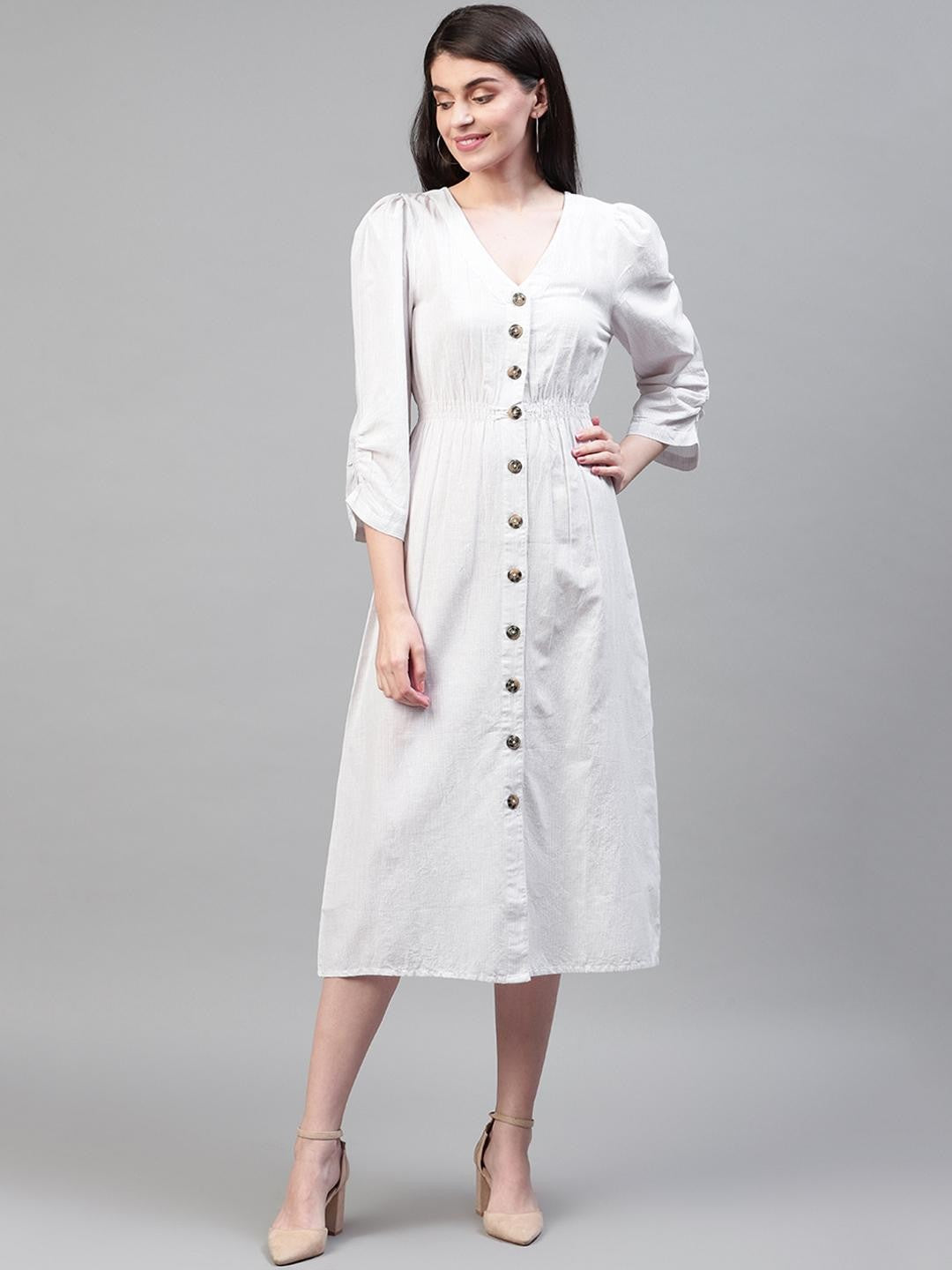 Scoup Smocked Waist Dress