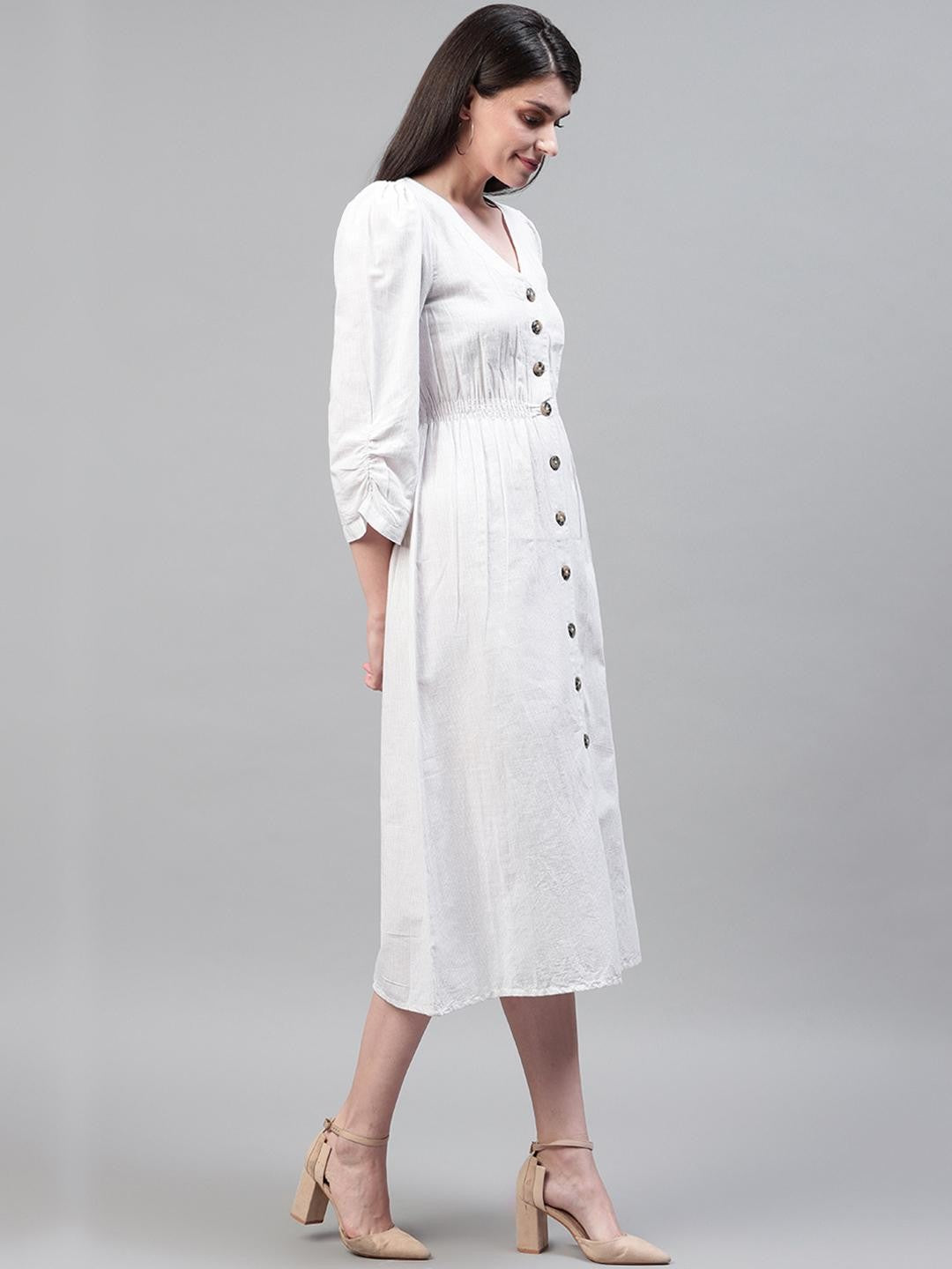 Scoup Smocked Waist Dress