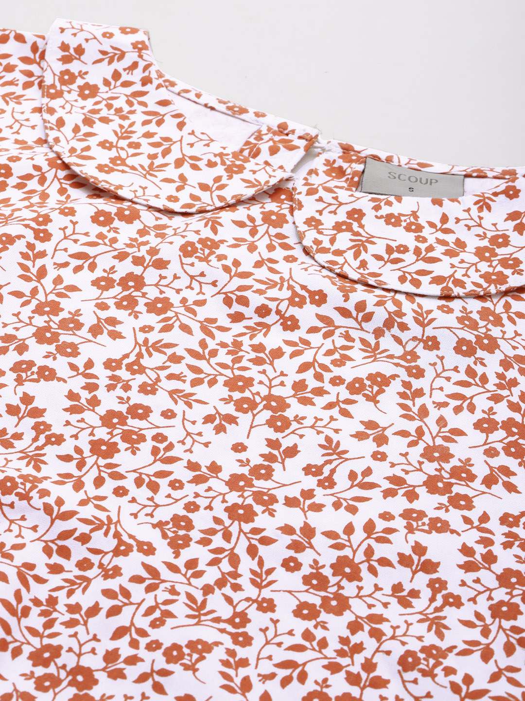 Printed peter pan Collar dress