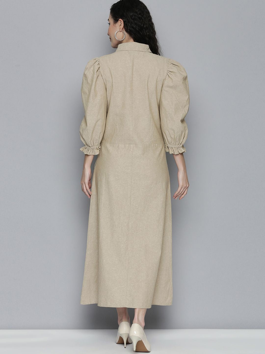 Cotton Chambray Dress