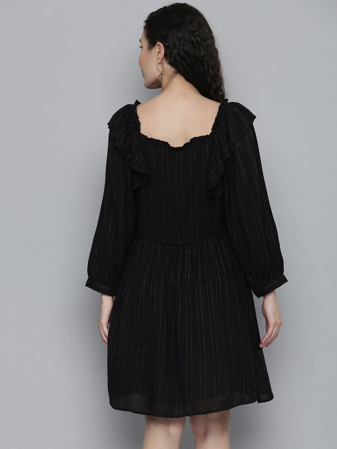 Scoup Textured Dobby Dress