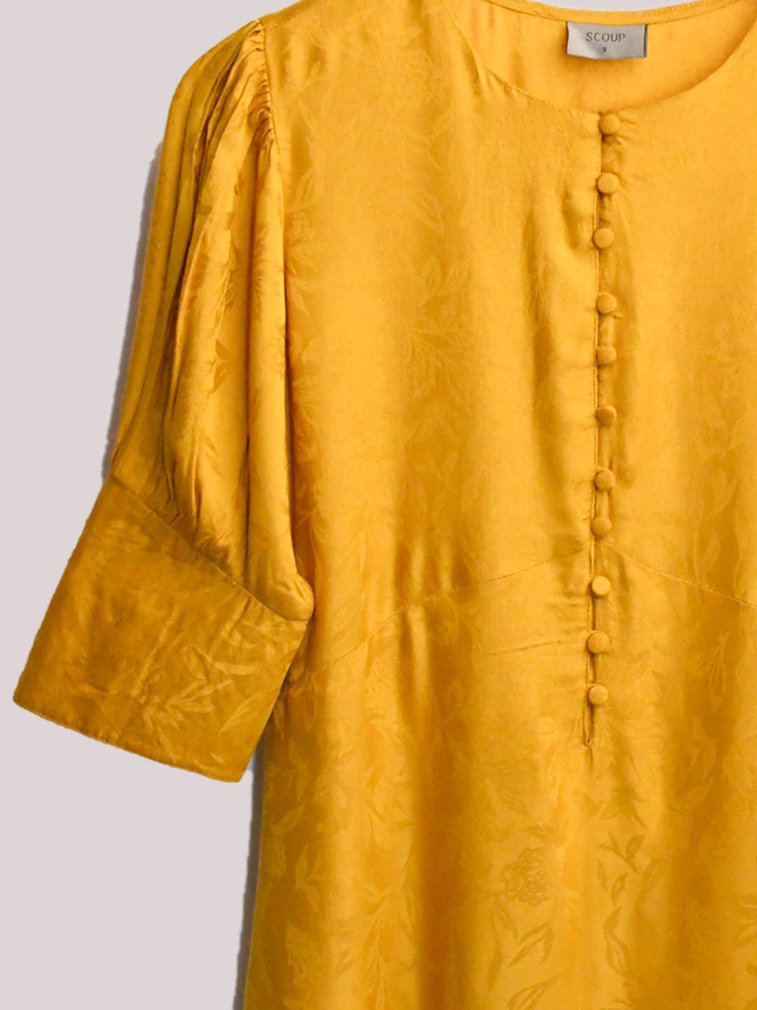 Mustard Yellow Mini Dress