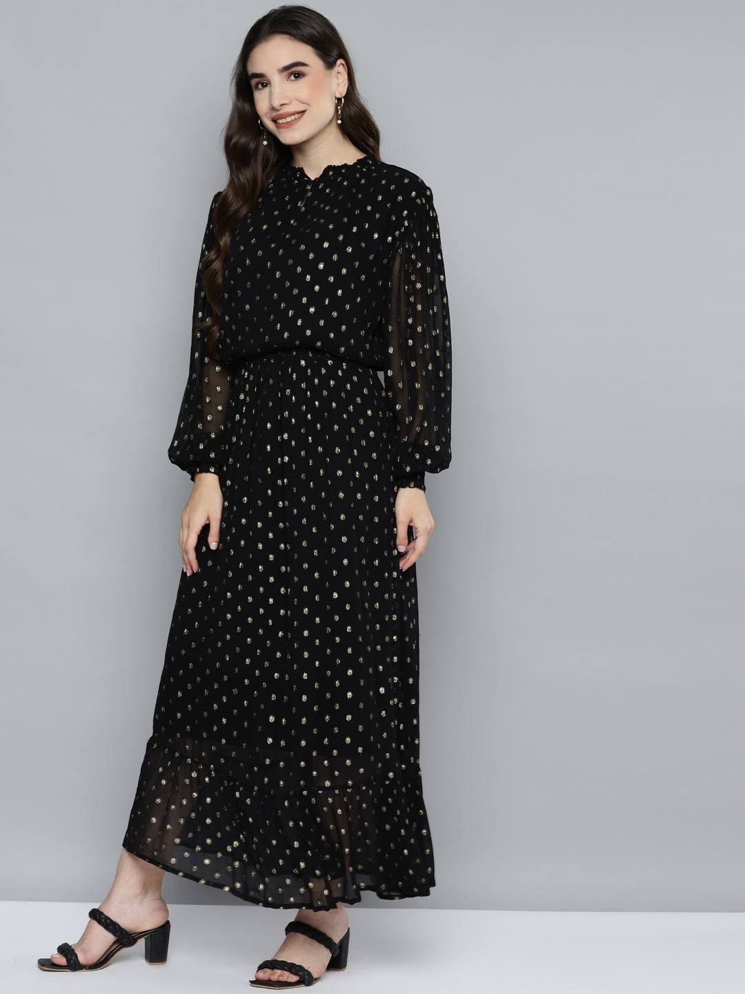 Black Butta GGT Maxi Dress