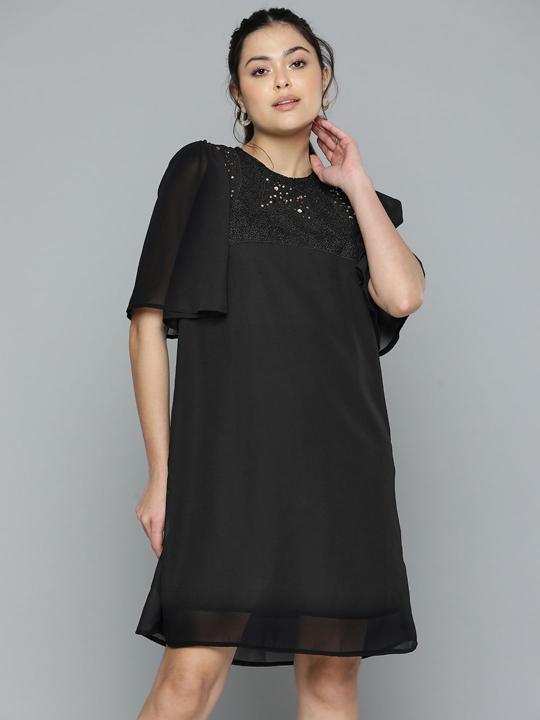 Scoup Embellished black dress