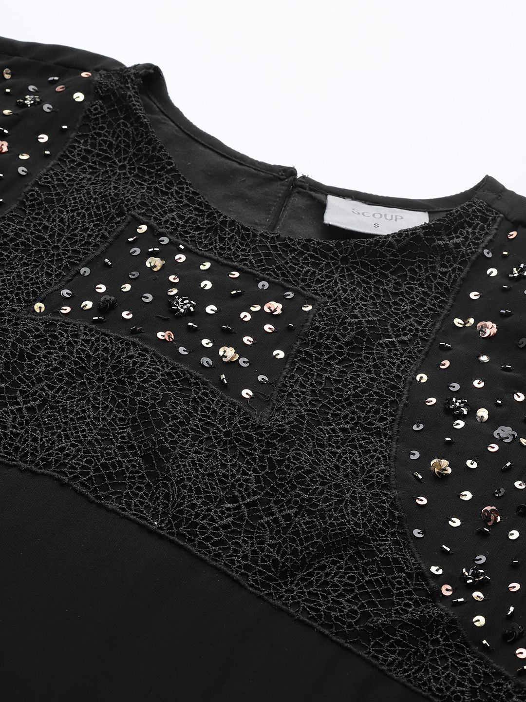 Scoup Embellished black dress