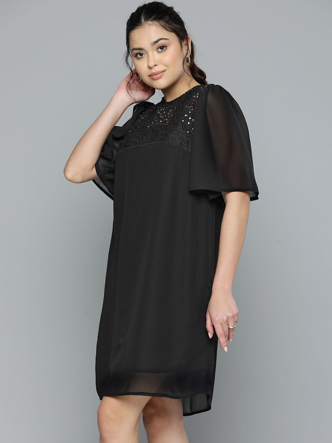 Scoup Embellished black dress