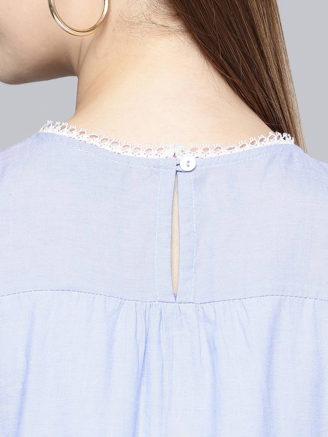 Scoup Floral Embroidered Shift Mini Dress