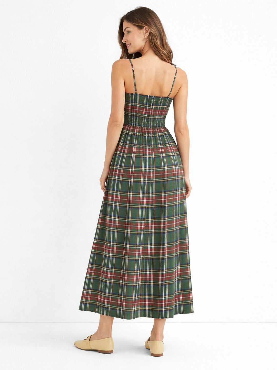 Smocket Strappy Dress