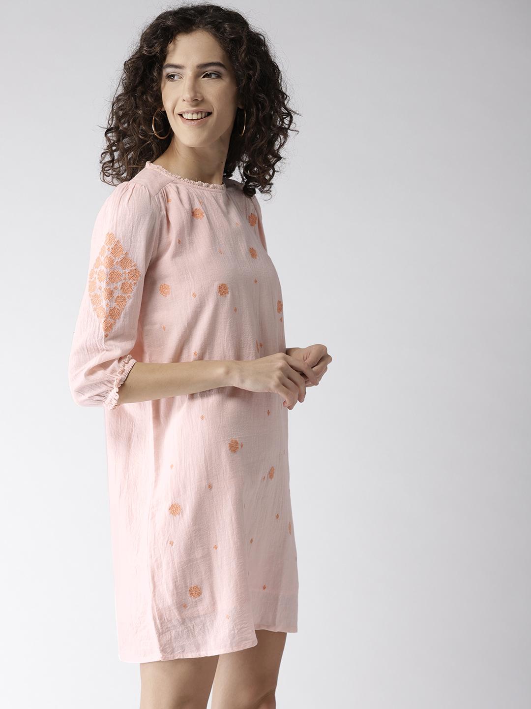 Scoup Embroidered Shift Dress