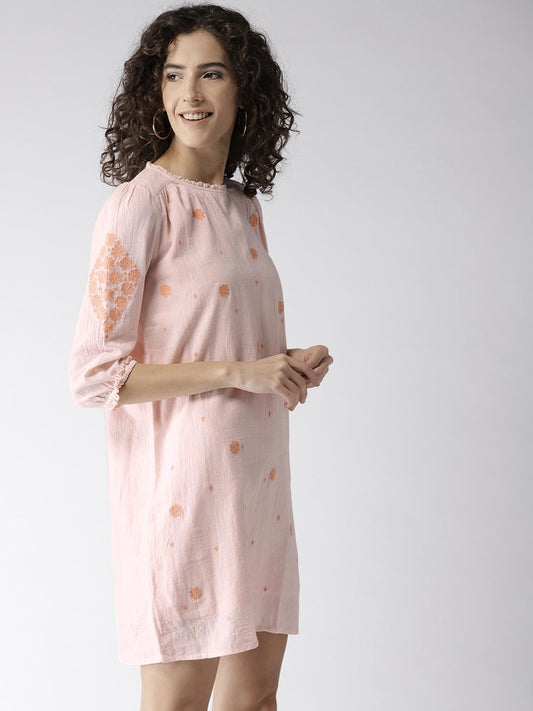 Scoup Embroidered Shift Dress