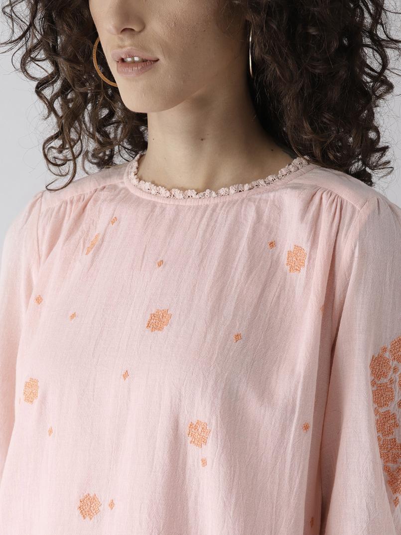 Scoup Embroidered Shift Dress