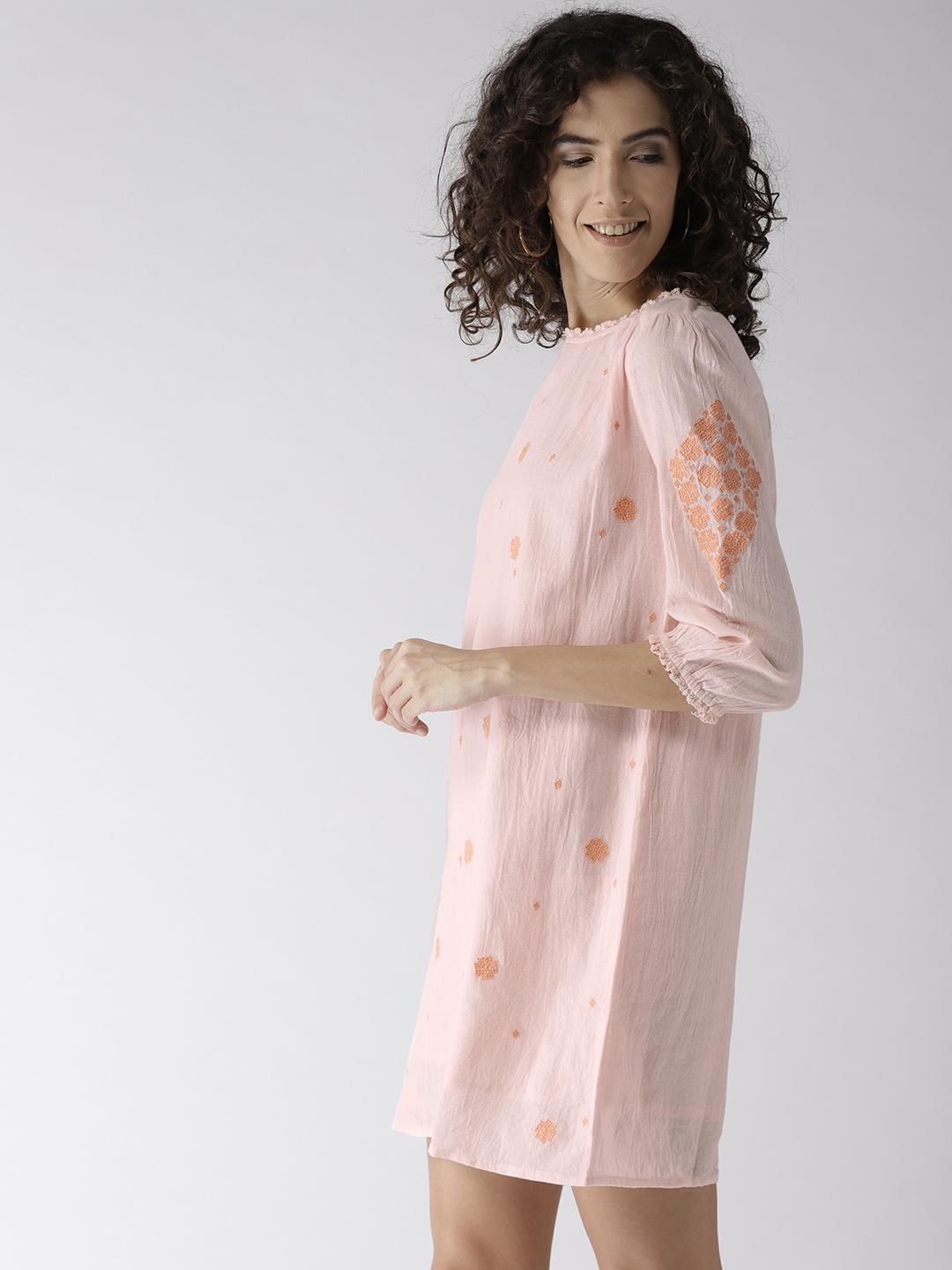 Scoup Embroidered Shift Dress