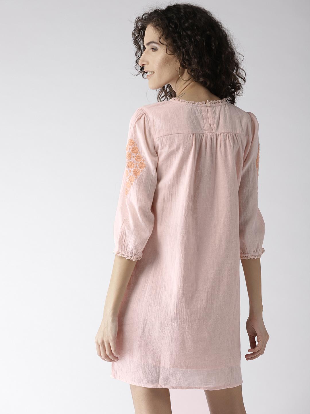 Scoup Embroidered Shift Dress