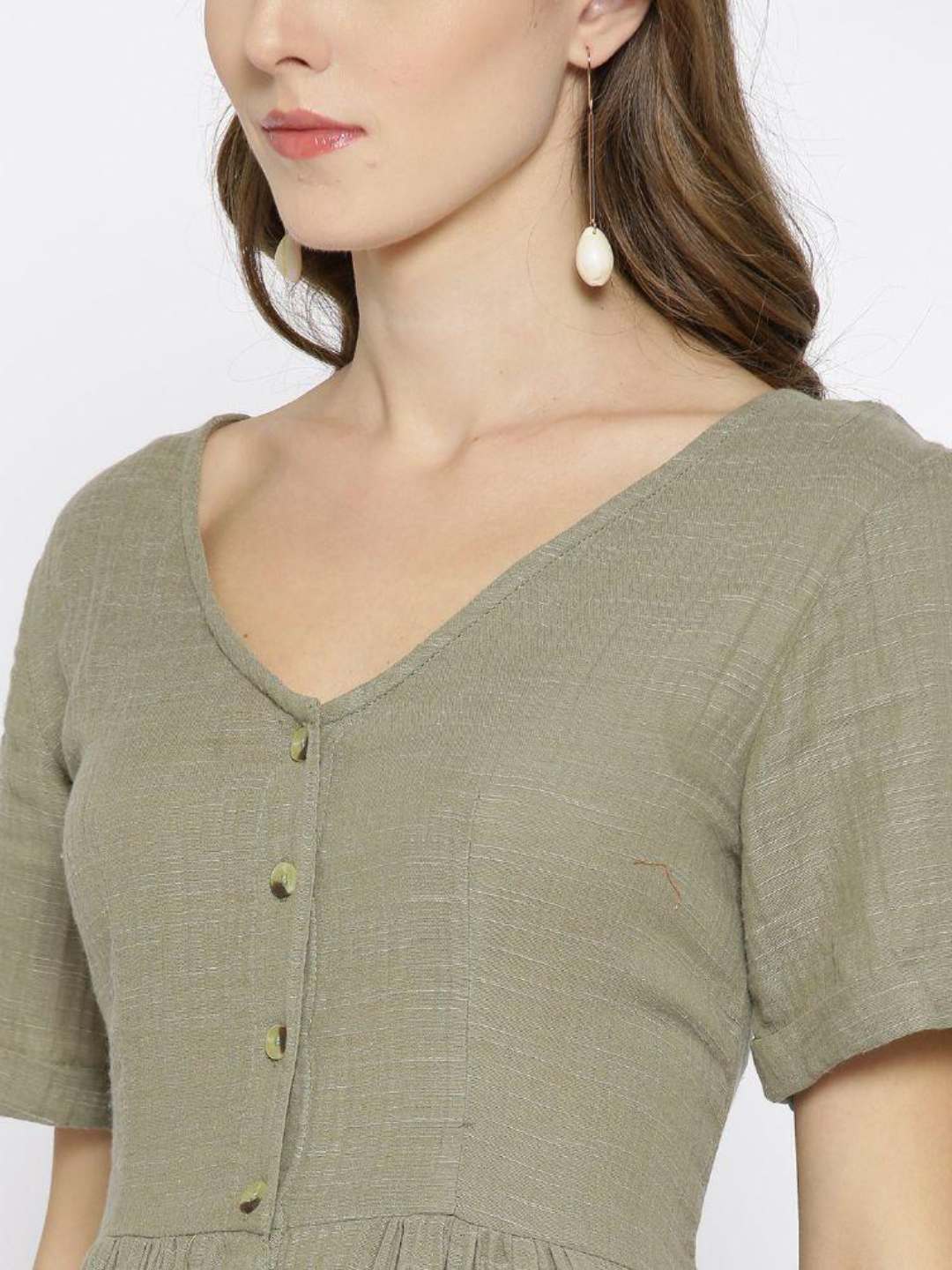 Scoup Olive Green Dress