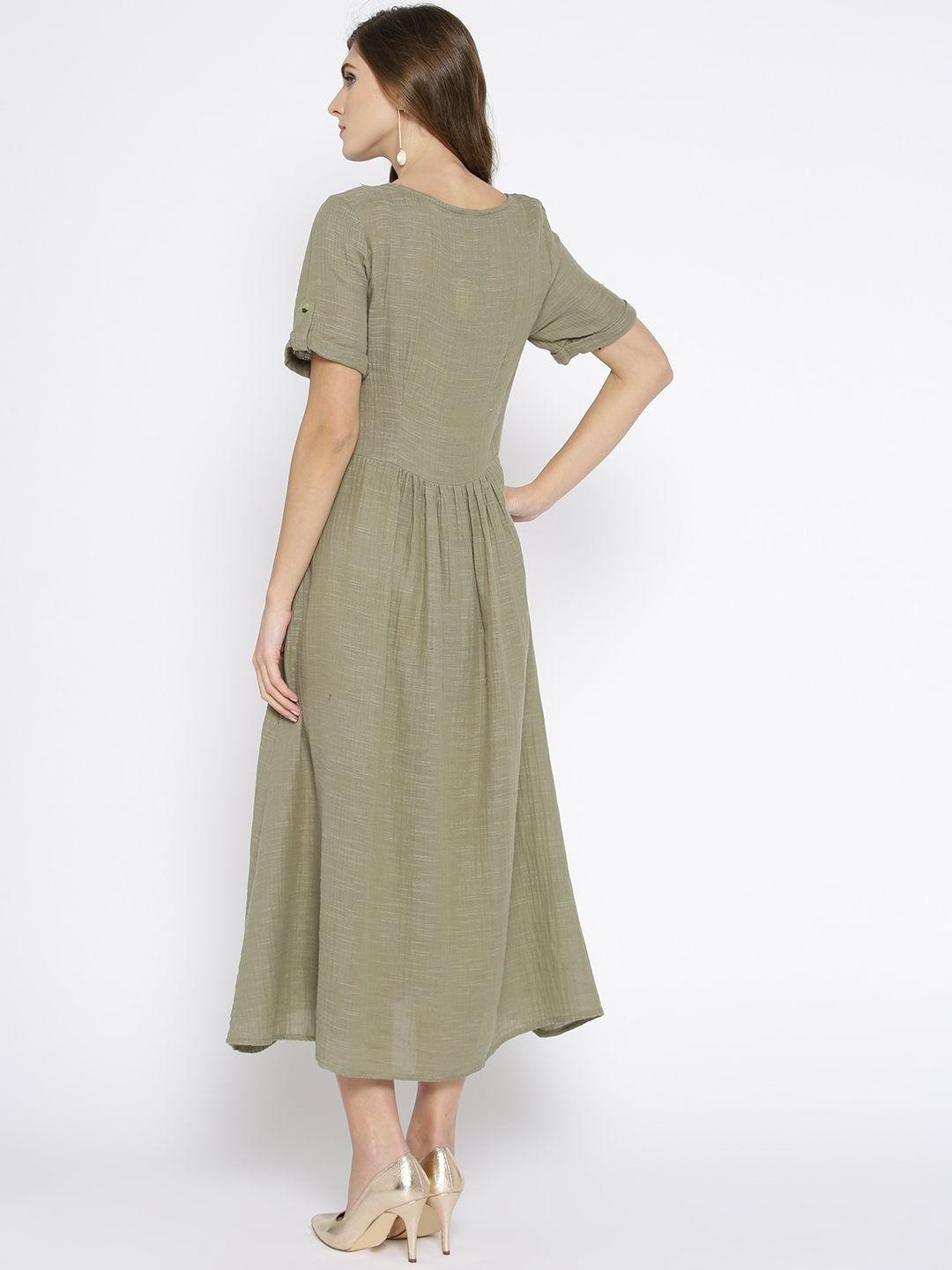 Scoup Olive Green Dress