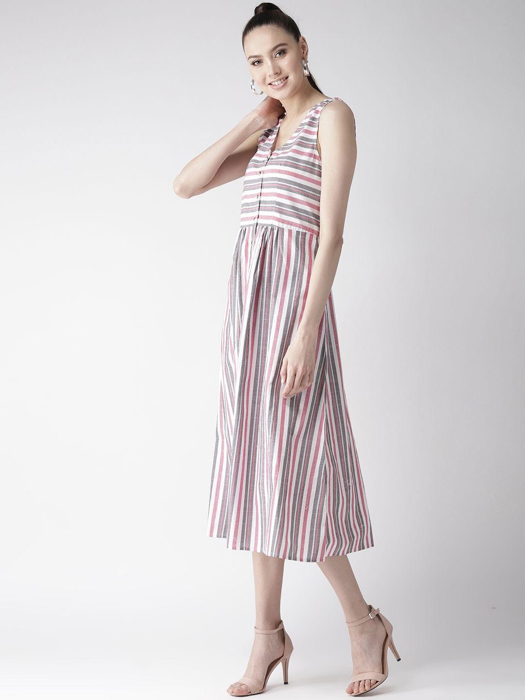Scoup Multi Color Stripe Dress