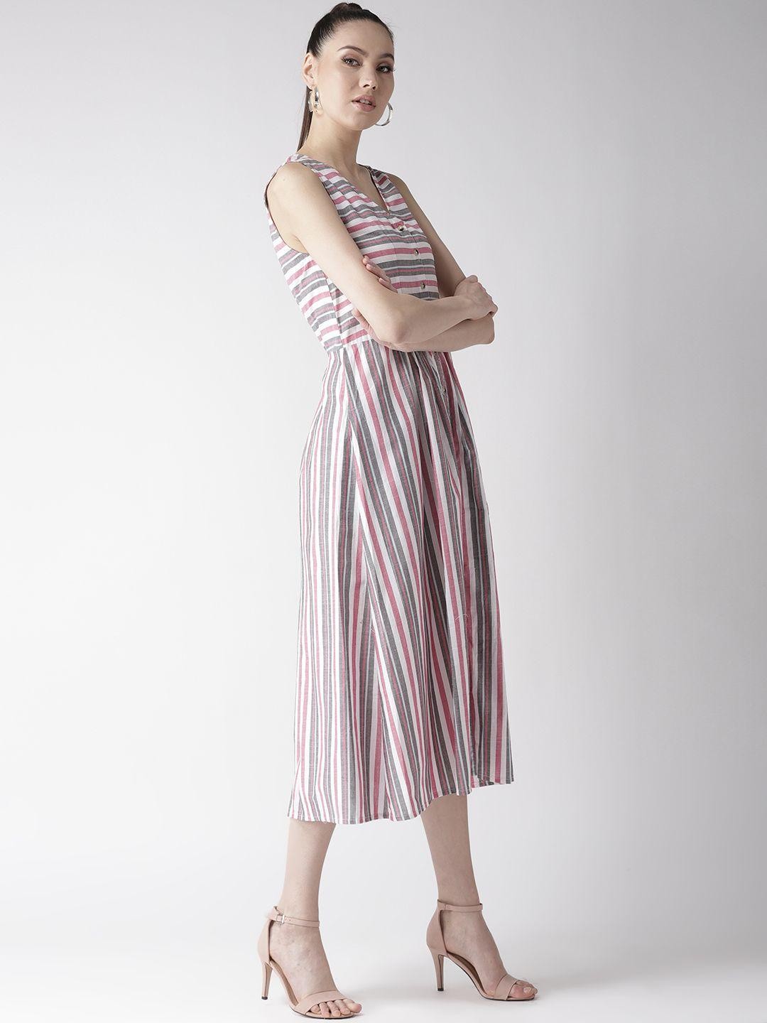 Scoup Multi Color Stripe Dress