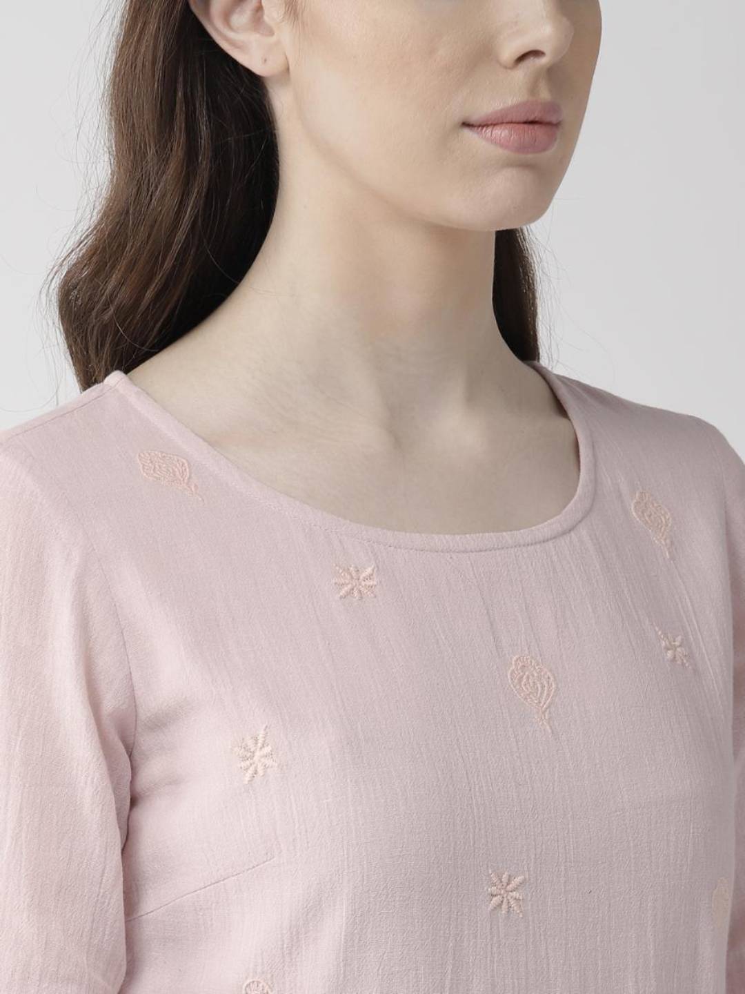 Scoup Cotton Embroidered Dress