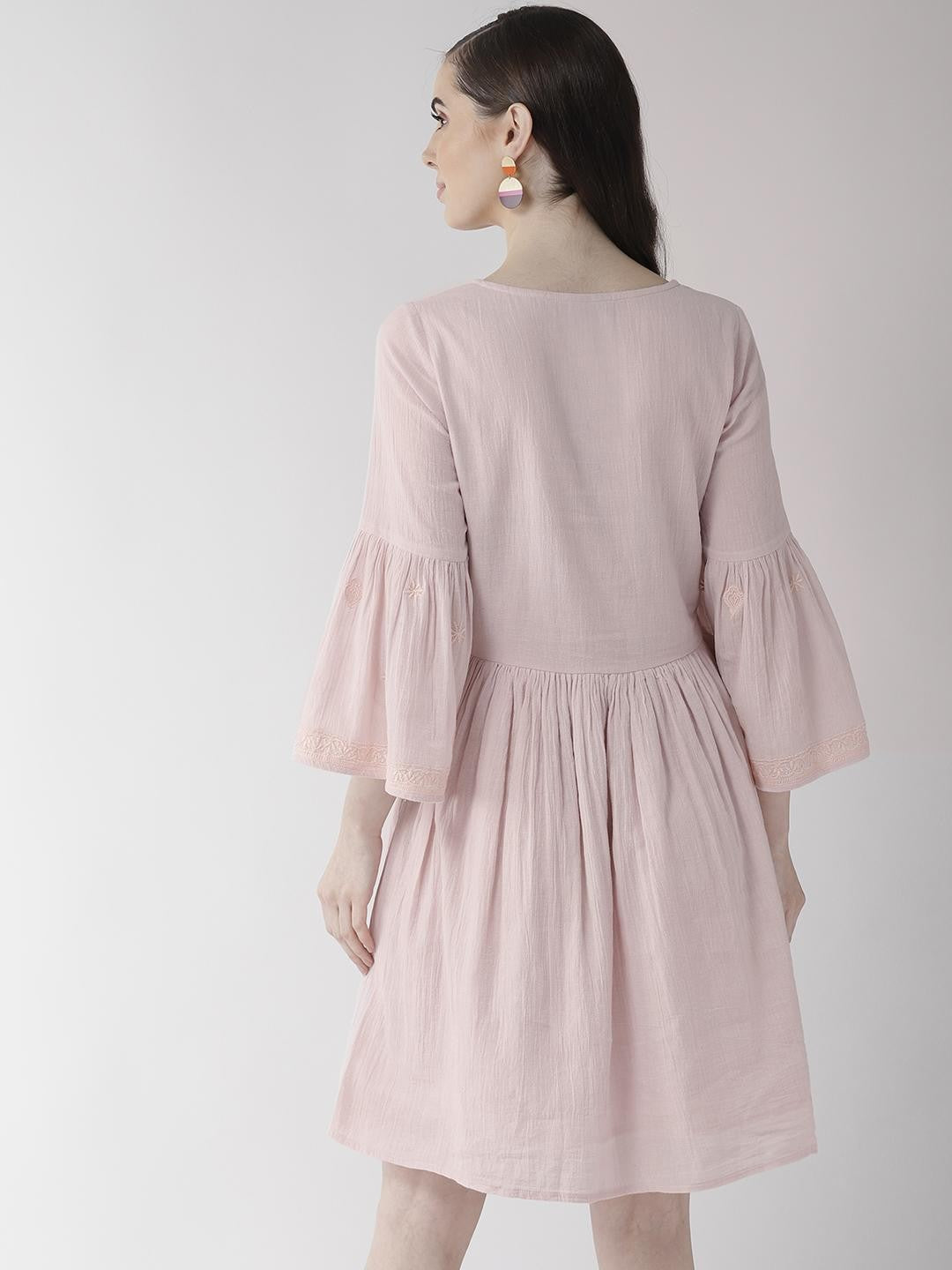 Scoup Cotton Embroidered Dress