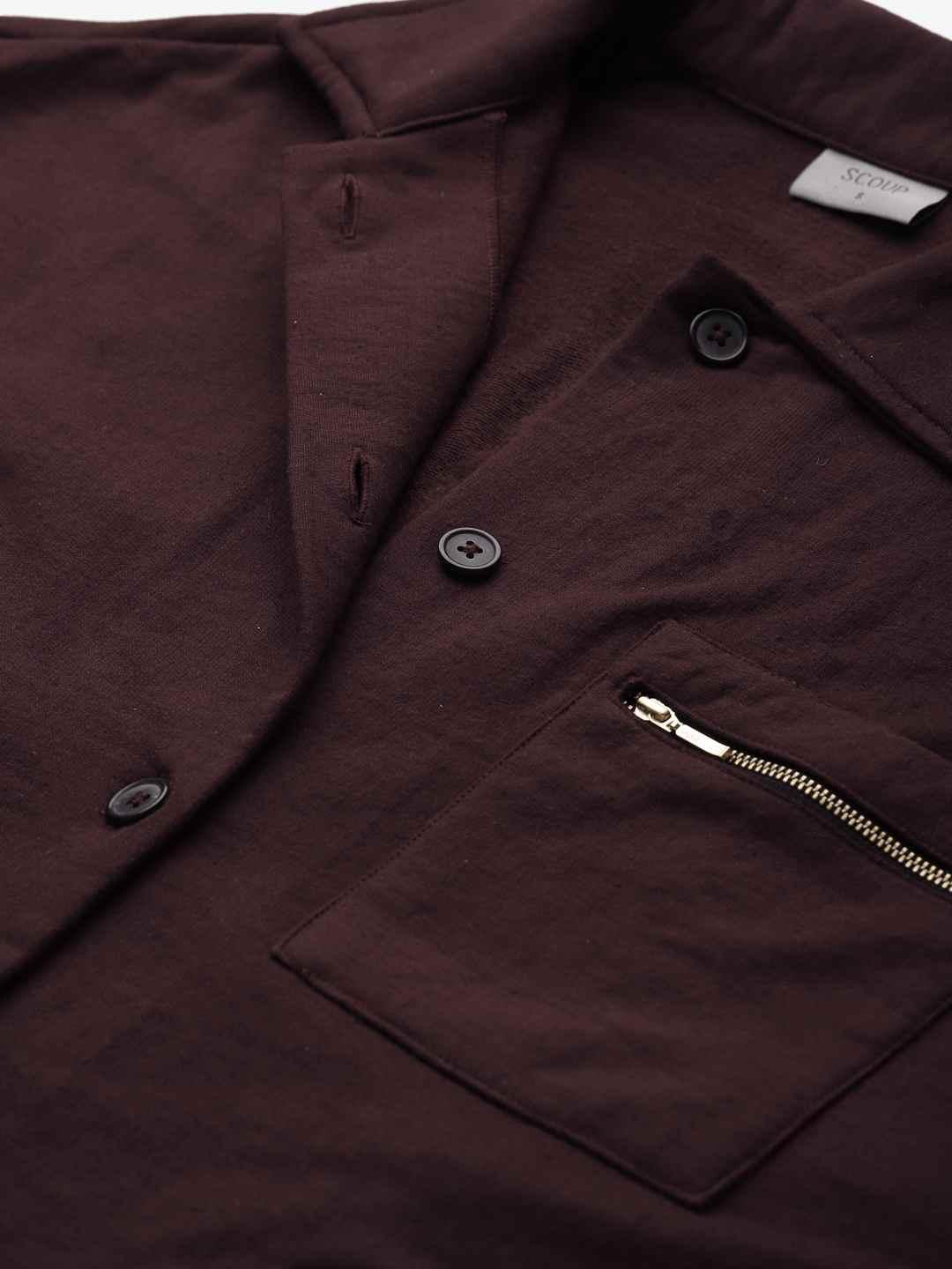 Scoup Jersey Shirt Jacket with Pockets