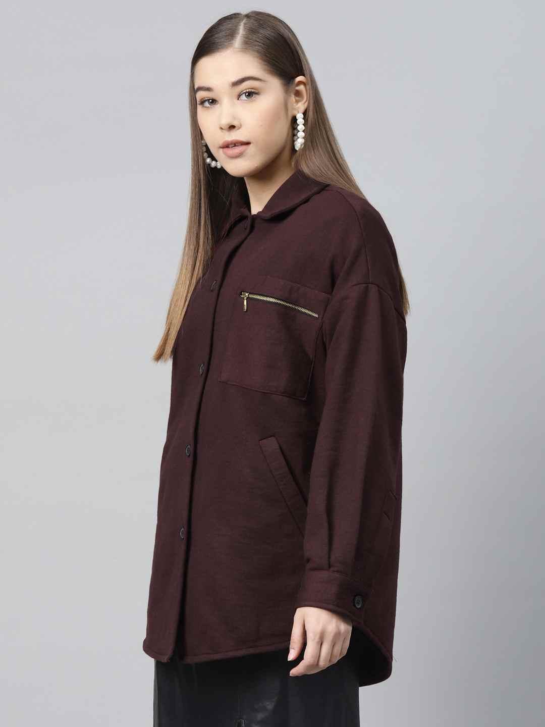 Scoup Jersey Shirt Jacket with Pockets