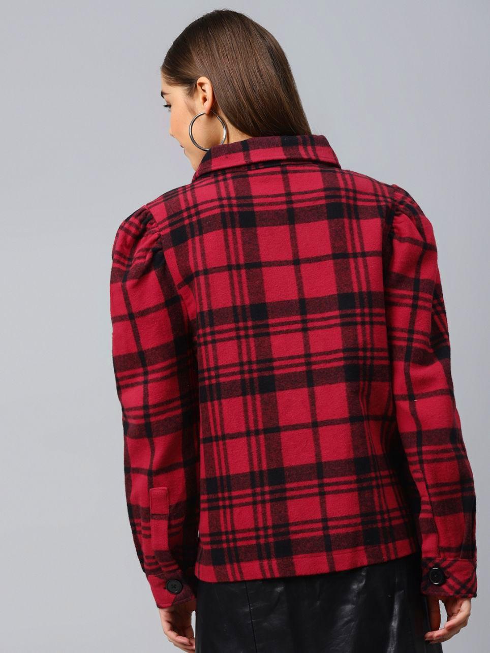 Check OverShirt Jacket with Pocket