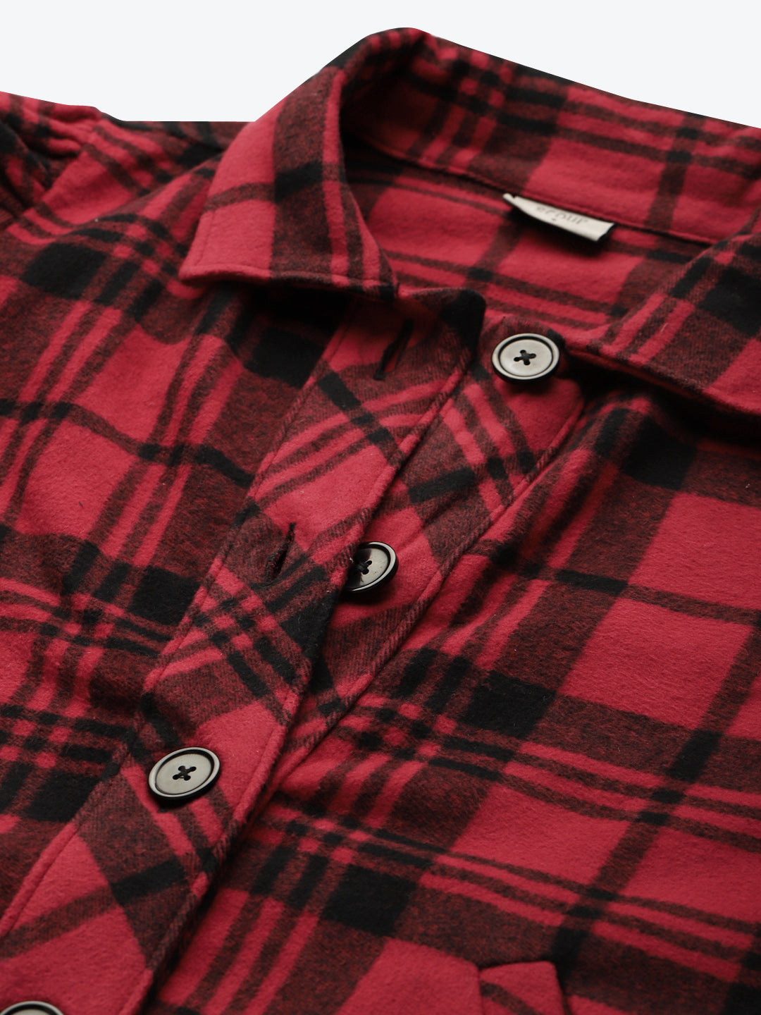 Check OverShirt Jacket with Pocket