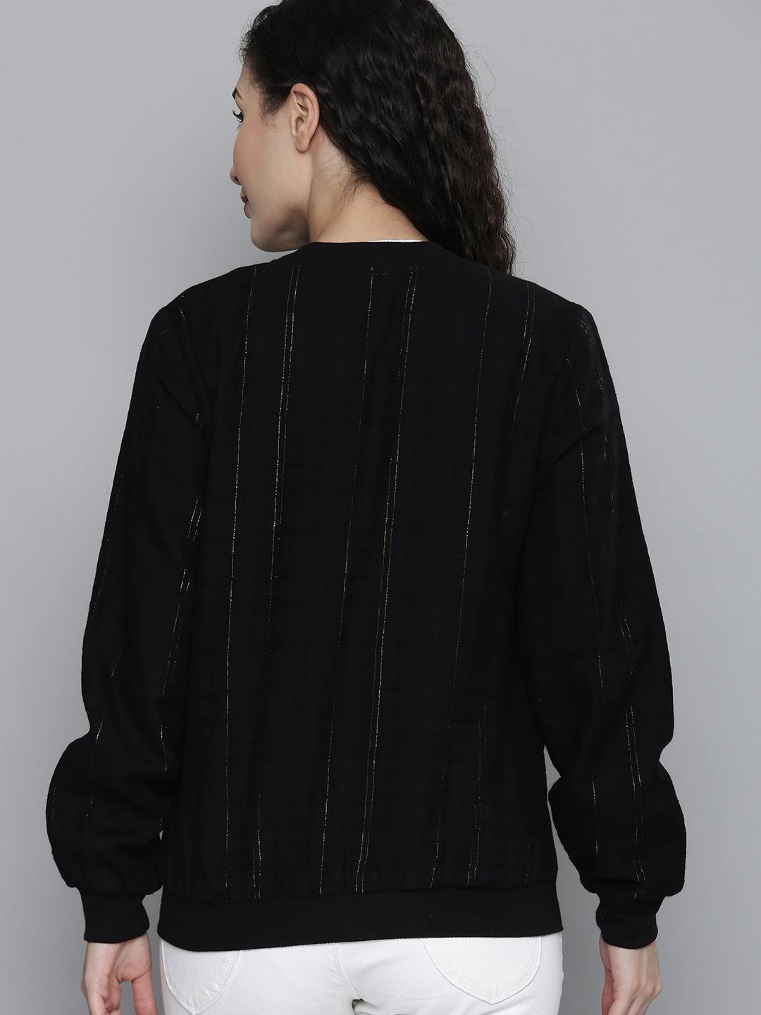 Scoup Textured Cotton Bomber Jacket