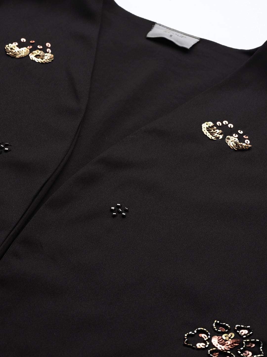 Scoup Embellished black black shrug