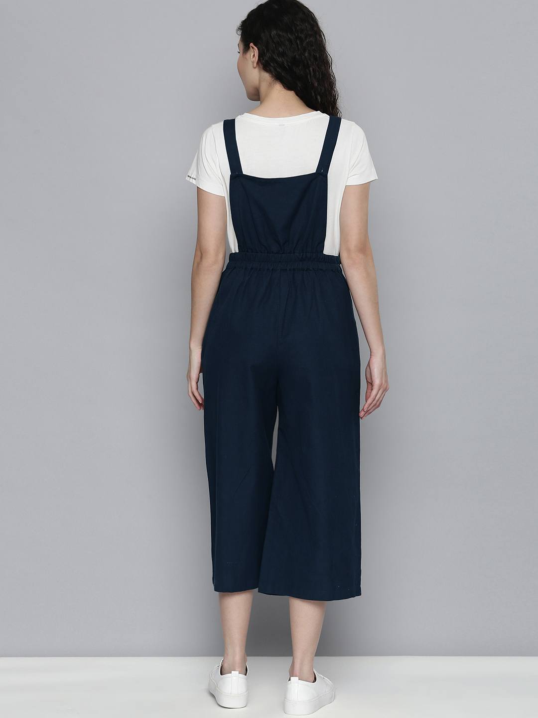 Scoup Navy Linen Dungree