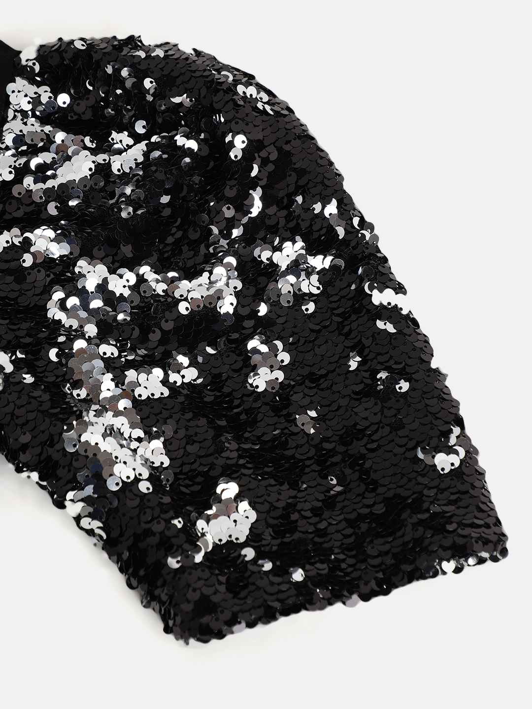 Scoup Sequined sleeves shift dress
