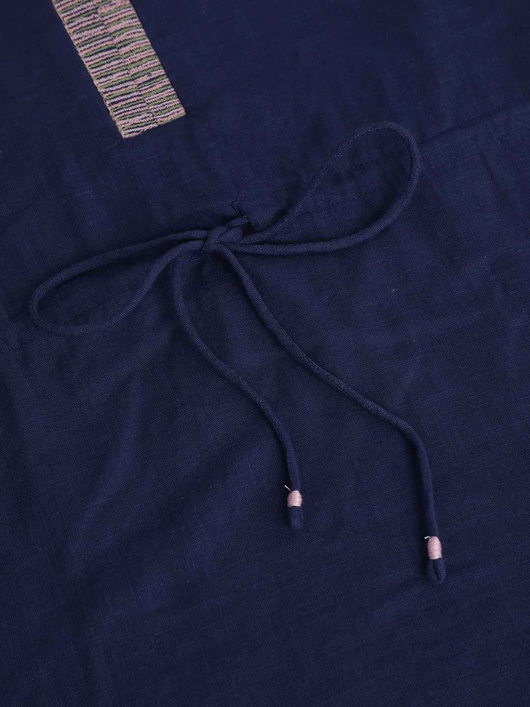 Scoup Navy blue Embroidered boho dress