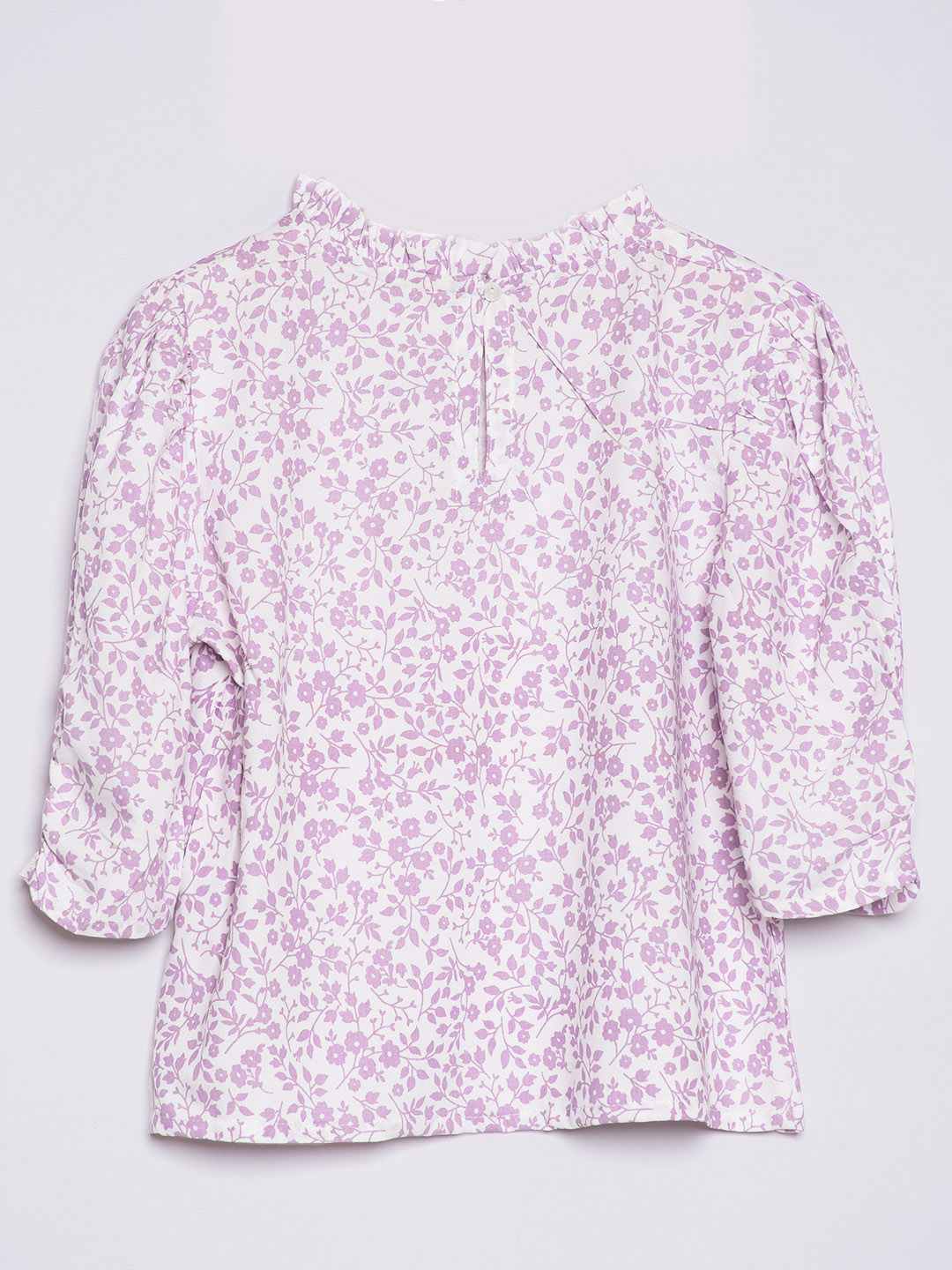 Printed Puff Sleeves top