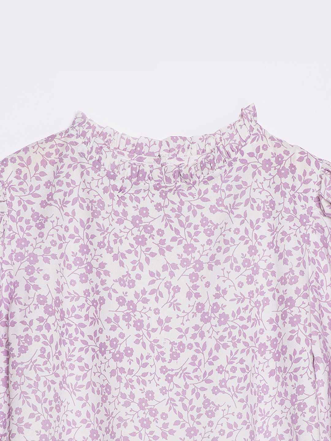 Printed Puff Sleeves top