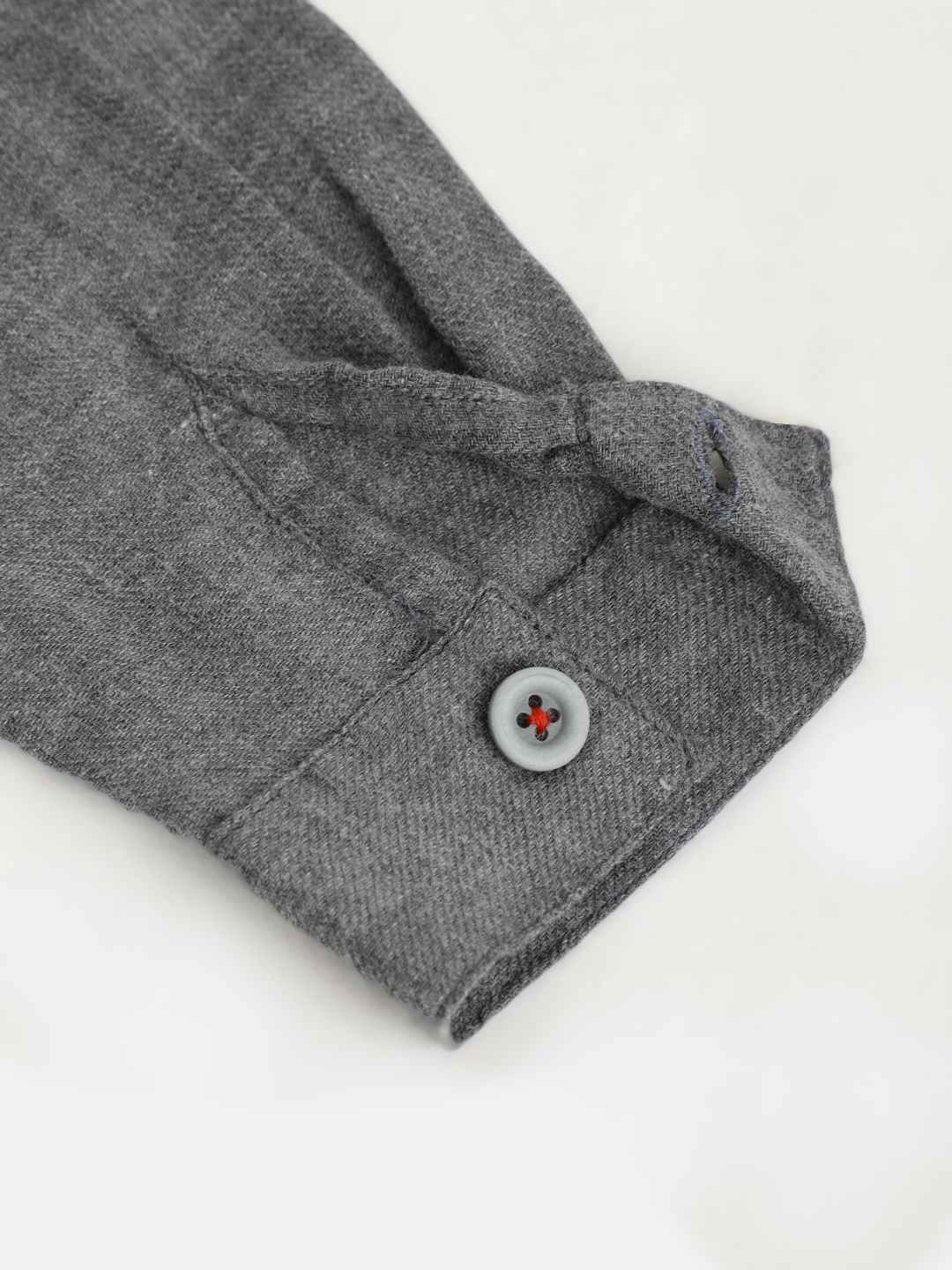 Grey Embroidered Shirt Tunic