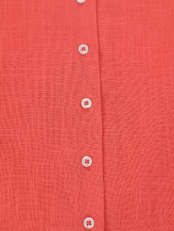 Scoup Sleveeless embroidered collor top