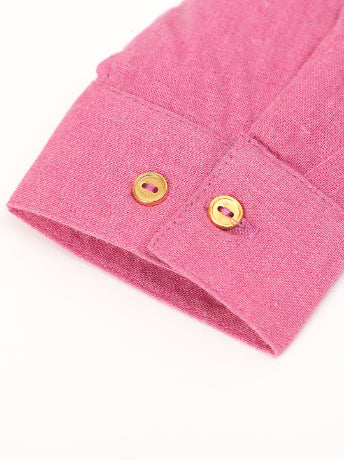 Scoup Straight fit pink shirt