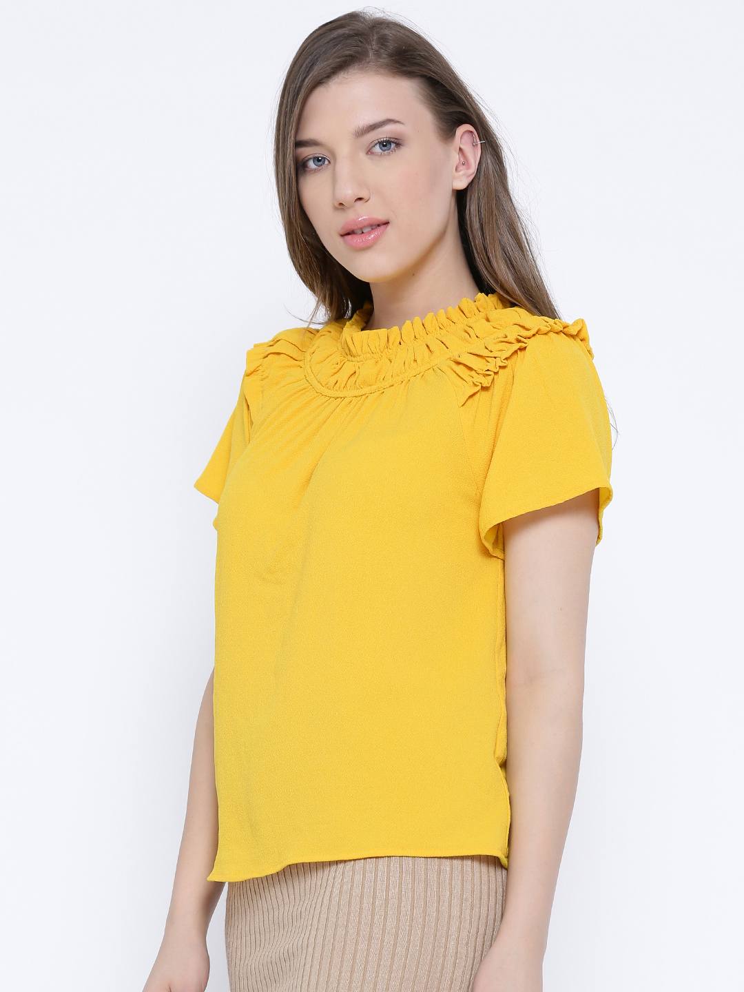 Yellow Soild Top