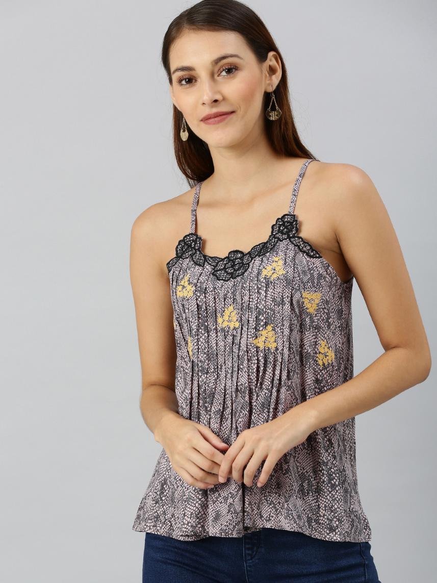 Embroidered Cami