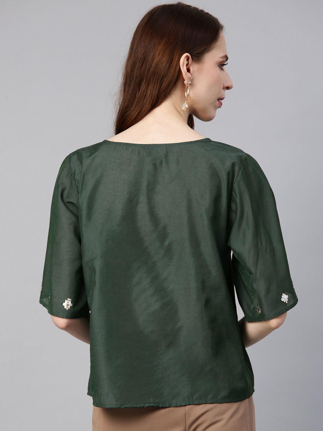 Viscose Embellished Short Top