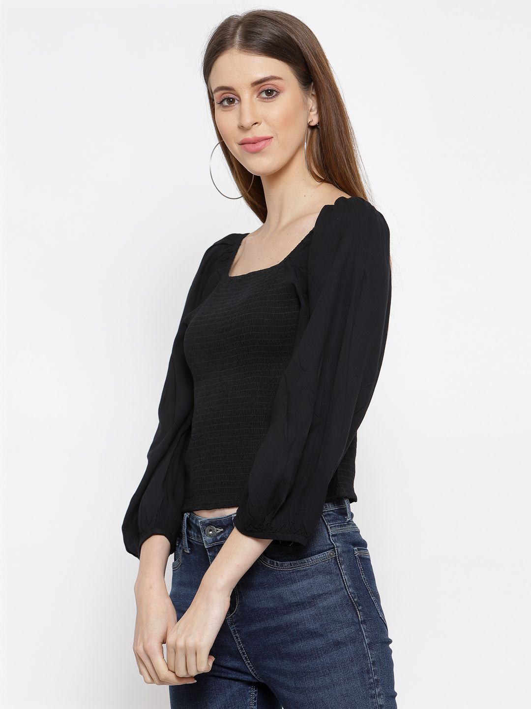 Short Smocked Top