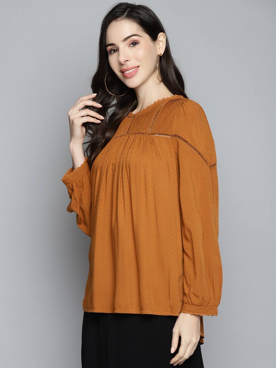 Lace Insert Summer Top