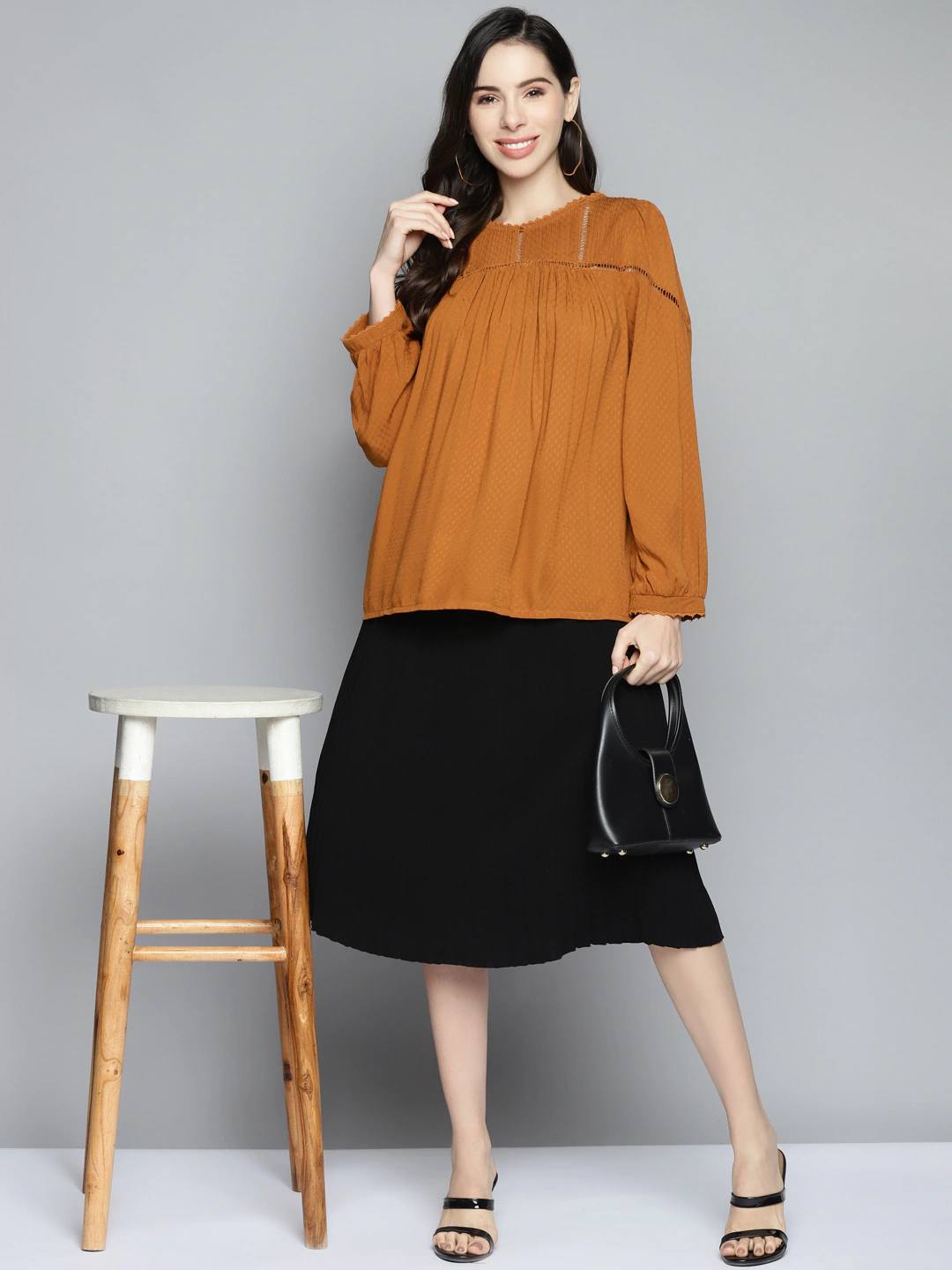 Lace Insert Summer Top