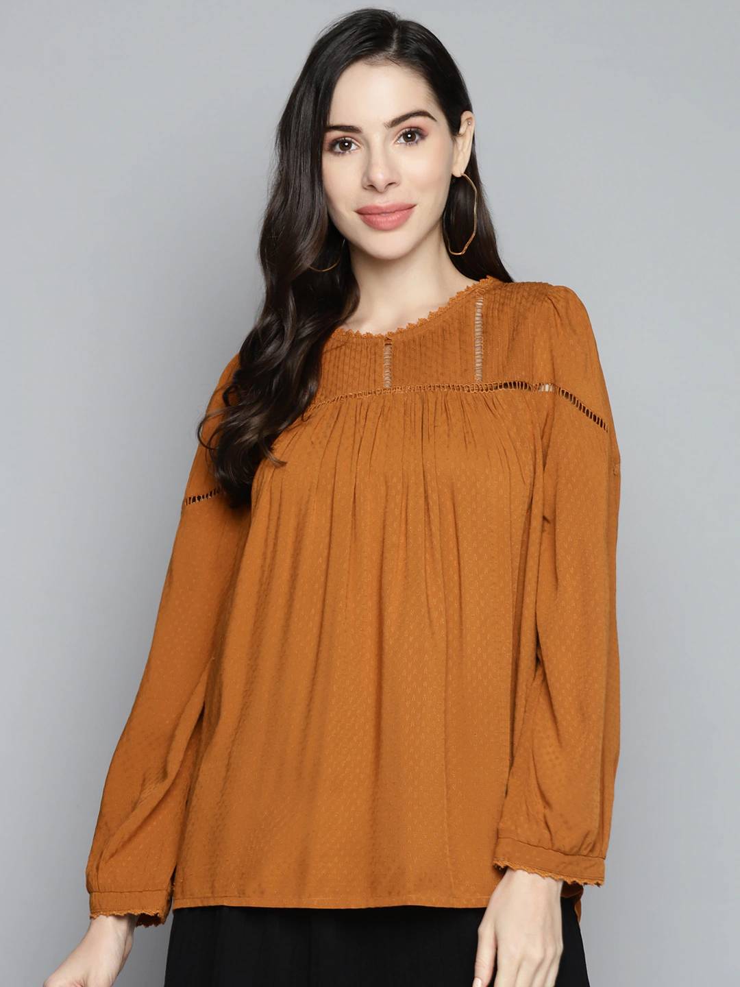 Lace Insert Summer Top