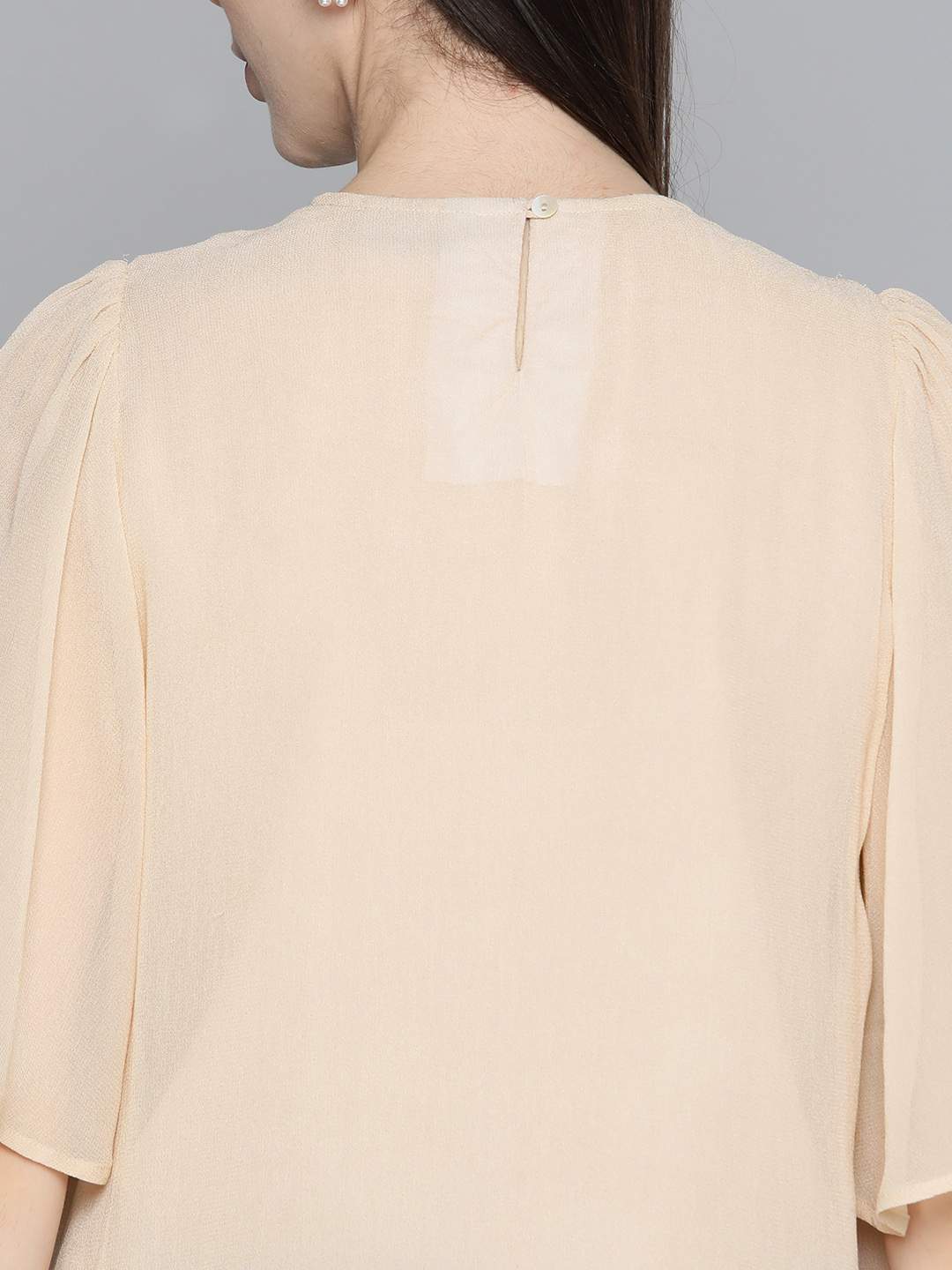 Embellished beige top